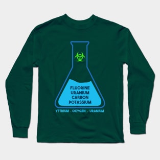 Fluorine Uranium Carbon Potassium (Design 2) Long Sleeve T-Shirt